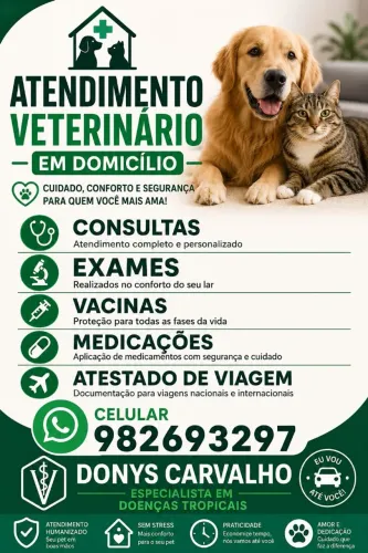 VETERINÁRIO EM DOMICÍLIO 