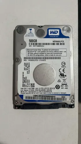 HD de notebook 500 GB Western Digital 