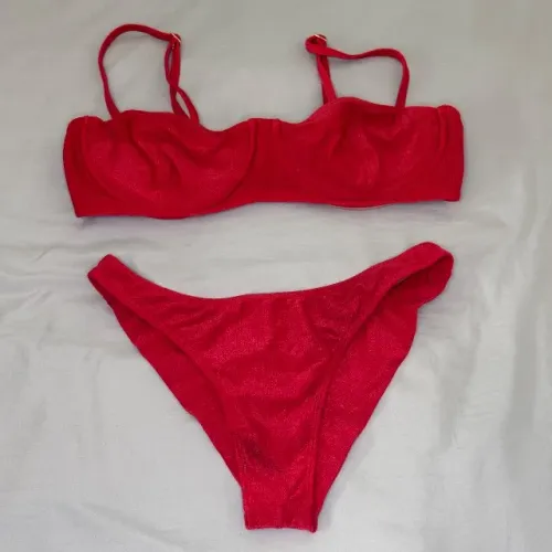 Conjunto de biquíni coralini 