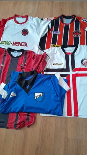 LOTE CAMISAS FUTEBOL AMADOR