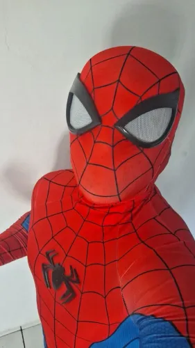 Cosplay Fantasia Homem-aranha Traje Clássico PS4 completo.