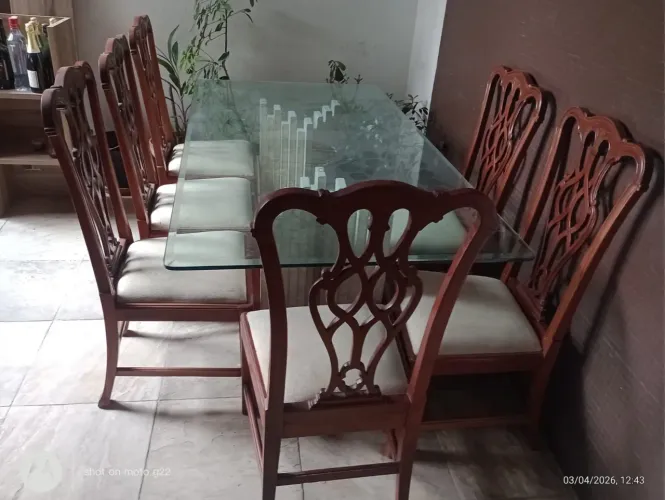 Mesa de jantar 6 cadeiras