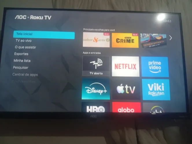 Vendo uma TV esmart rouku 32 polegadas