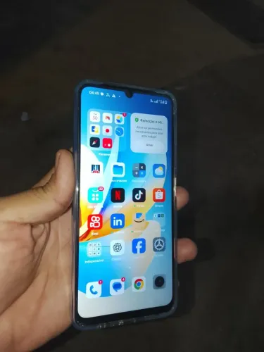 Celular Realme Note 70 zerado 128G com capa 