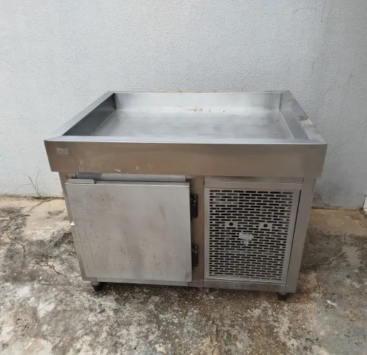 PISTA FRIA/GELADEIRA FREEZER INOX 220V