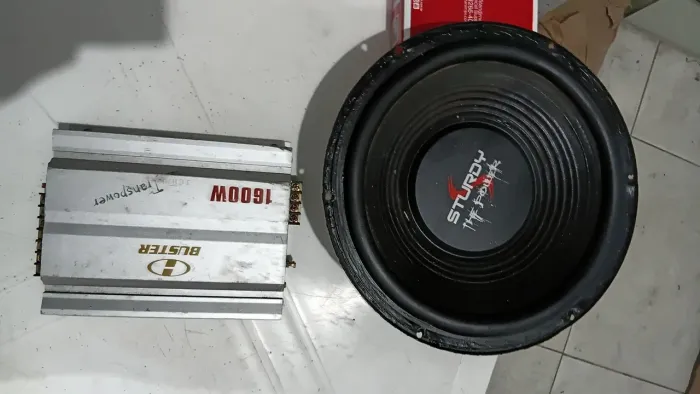 1 Auto falante de 12 + 1 módulo + 2 6x9