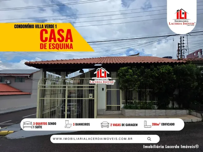 Villa Verde I 3 Qts sendo 1 Suíte/ Mobiliada/ 80% Climatizada | Poço artesiano