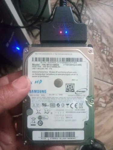 Hd de 1tera ele está crítico mas dá pra usar normalmente