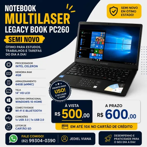 Notebook Multilaser