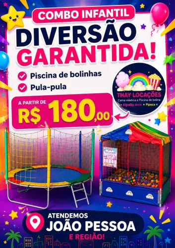 Pula pula e casinha de bolinha