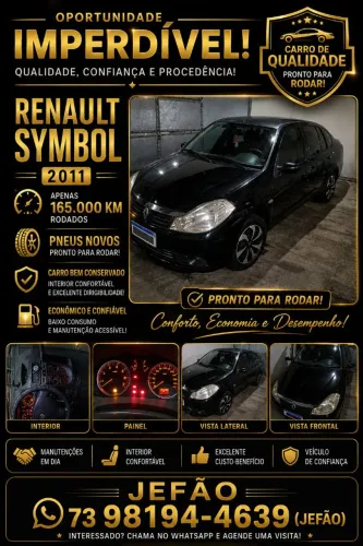 Renault Symbol Expression Hi-flex 1.6 16V 4P 2011