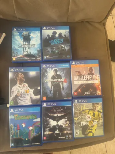 Lote de jogos ps4
