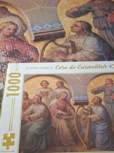 Quebra-cabeça Coro de Carmelitas 1000 peças