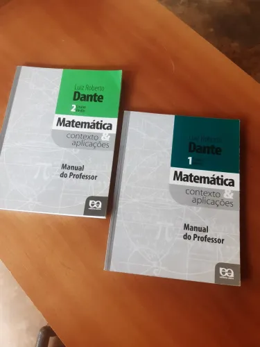 Manuais de resolução DANTE  1 e 2  ( matemática contexto e aplicações ) 