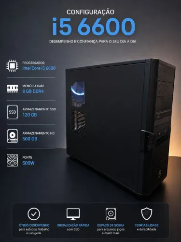 VENDO CPU GAMER DE ENTRADA, ÓTIMO CUSTO BENEFÍCIO!
