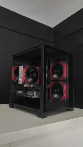 PC GAMER RTX 3050 6GB,  Ryzen 5 5500 6C/12T, Gigabyte A520M-H 16GB RAM - NOVO COM GARANTIA