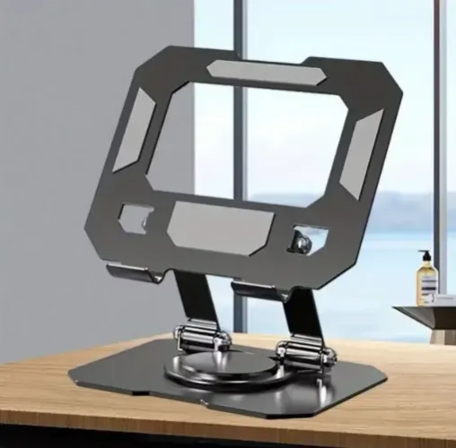 Suporte Metalico para Tablet e Celular Giratório