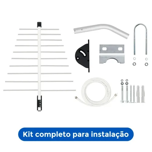 Antena Digital Externa de TV 20 Elementos LU-20 Plus 