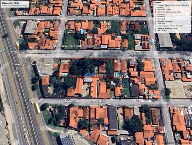 Terreno à venda, 2475 m² - Messejana - Fortaleza/CE