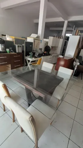 Mesa grande vidro