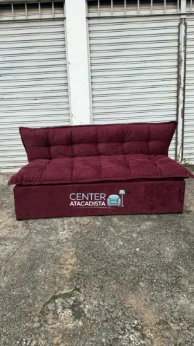 Sofá cama vinho