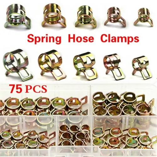 Conjunto De Abraçadeiras Para Tubos De Combustível, Óleo e Água 6 a 10mm