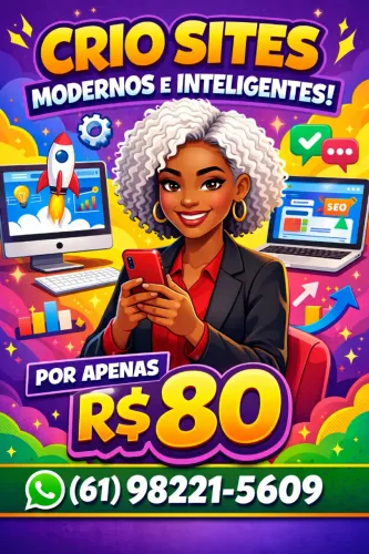 Sites Profissionais R$80