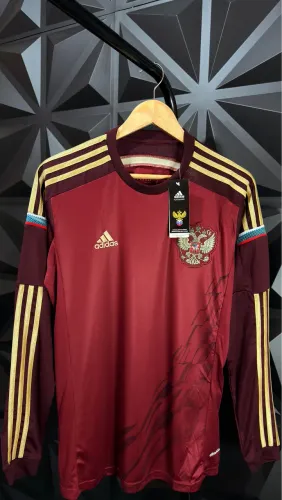 Camisa da Rússia ano 2014 manga longa rara