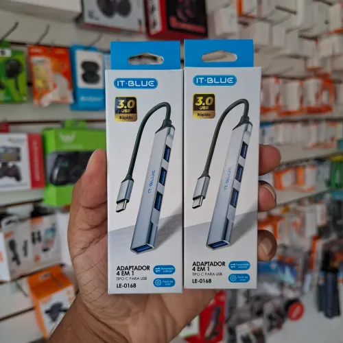Hub usb tipo C 4 portas - entrega em slz e região