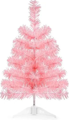 Árvore de natal rosa