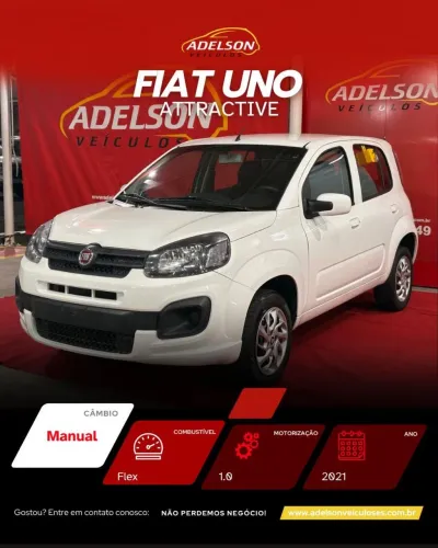 Fiat Uno Attractive 1.0 EVO Fire Flex 8V 5P 2021