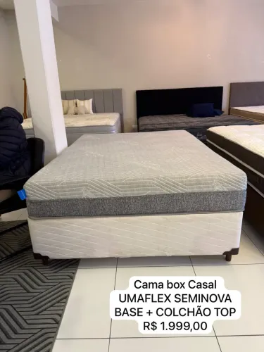 Cama Box Casal UMAFLEX SEMINOVA - ENTREGO