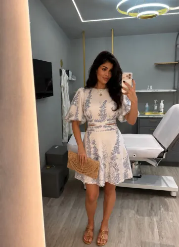 Vestido Floral branco