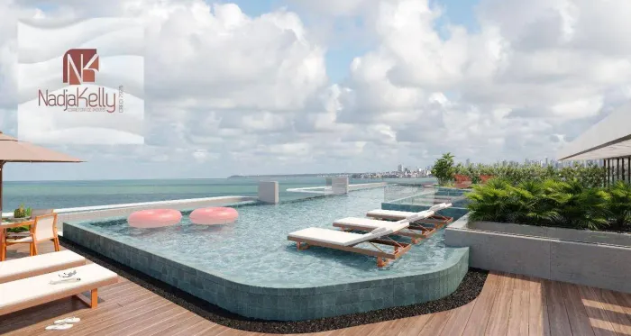 Apartamento com 1 dormitório à venda, 24 m² por R$ 520.000,00 - Intermares - Cabedelo/PB