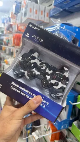 CONTROLES DE PS3 DUALSHOCK 3 CAMUFLADO E PADRÃO | PRONTA ENTREGA