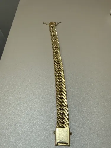 Pulseira de ouro com 27 gramas