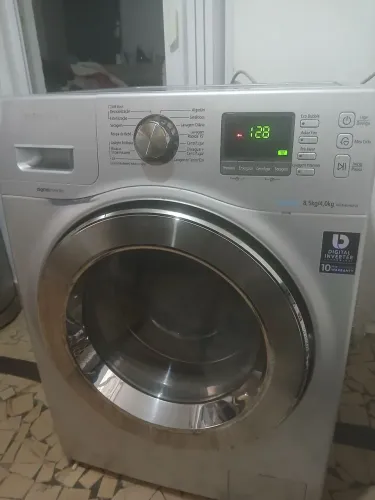 Maquina lava e seca samsung ecobubble 8,5kg/4,0kg