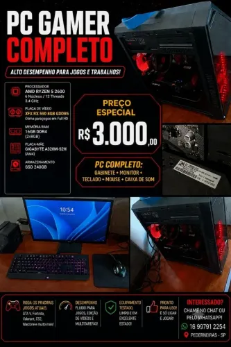 Vendo Pc gamer