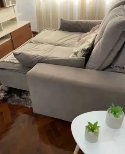 Estante Home + Sofá retrátil reclinável