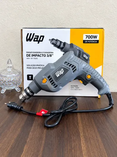 Parafusadeira e Furadeira de Impacto WAP WF 700FE
