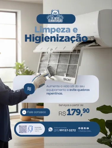 Limpeza de ar condicionado 