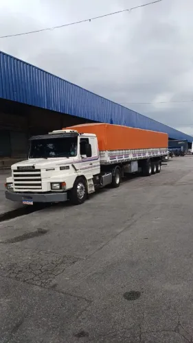 Conjunto completo scania 113 ano 95 com graneleira randon 2005o