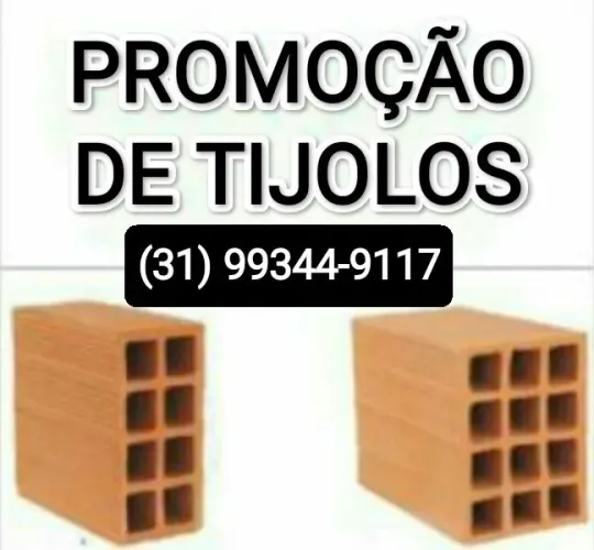 Tijolos e ferragens em promoção!