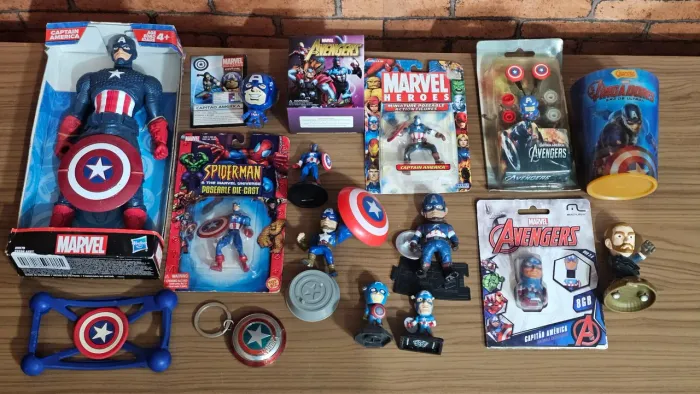 COMBO CAPITÃO AMÉRICA - MARVEL / VINGADORES - COLEÇÃO