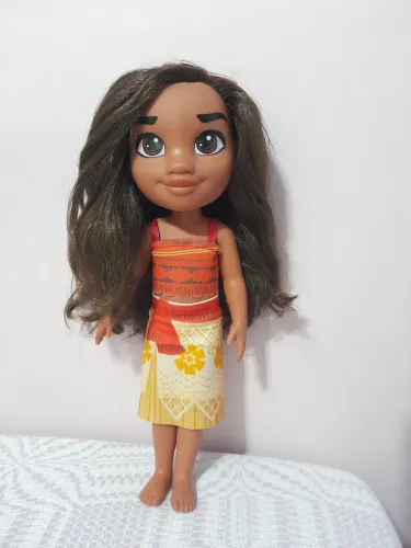 Boneca Moana<br>Boneca Moana, Cotiplás, Mede 33 Cm (Usado)<br>