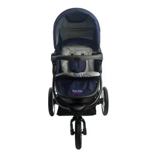 Carrinho Travel System Prime Baby Triciclo Vel Seminovoloz - Azul
