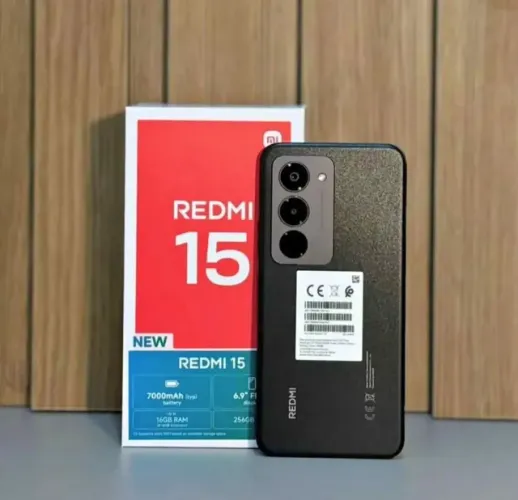 Redmi 15 256GB Preto Entrega em Aparecida Senador Canedo e Trindade HOJE