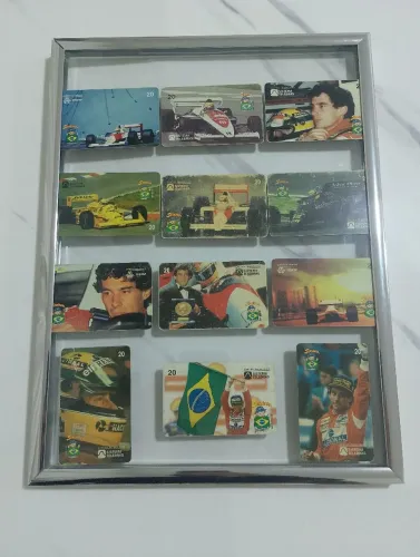Coleção de Cartões Telefônicos do Airton Senna