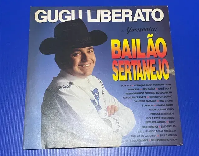 Lp Gugu Liberato - Bailão Sertanejo (1991/excelente)