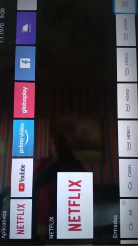 Televisão smart Philco 58 polegadas pra troca em televisão menor com volta do interesado